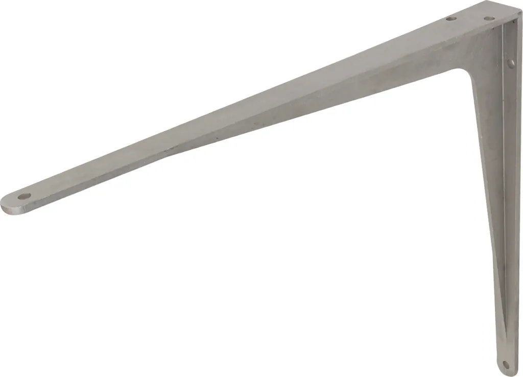 Support d'étagère Herakles en aluminium argenté 500 x 450 mm à l'unité