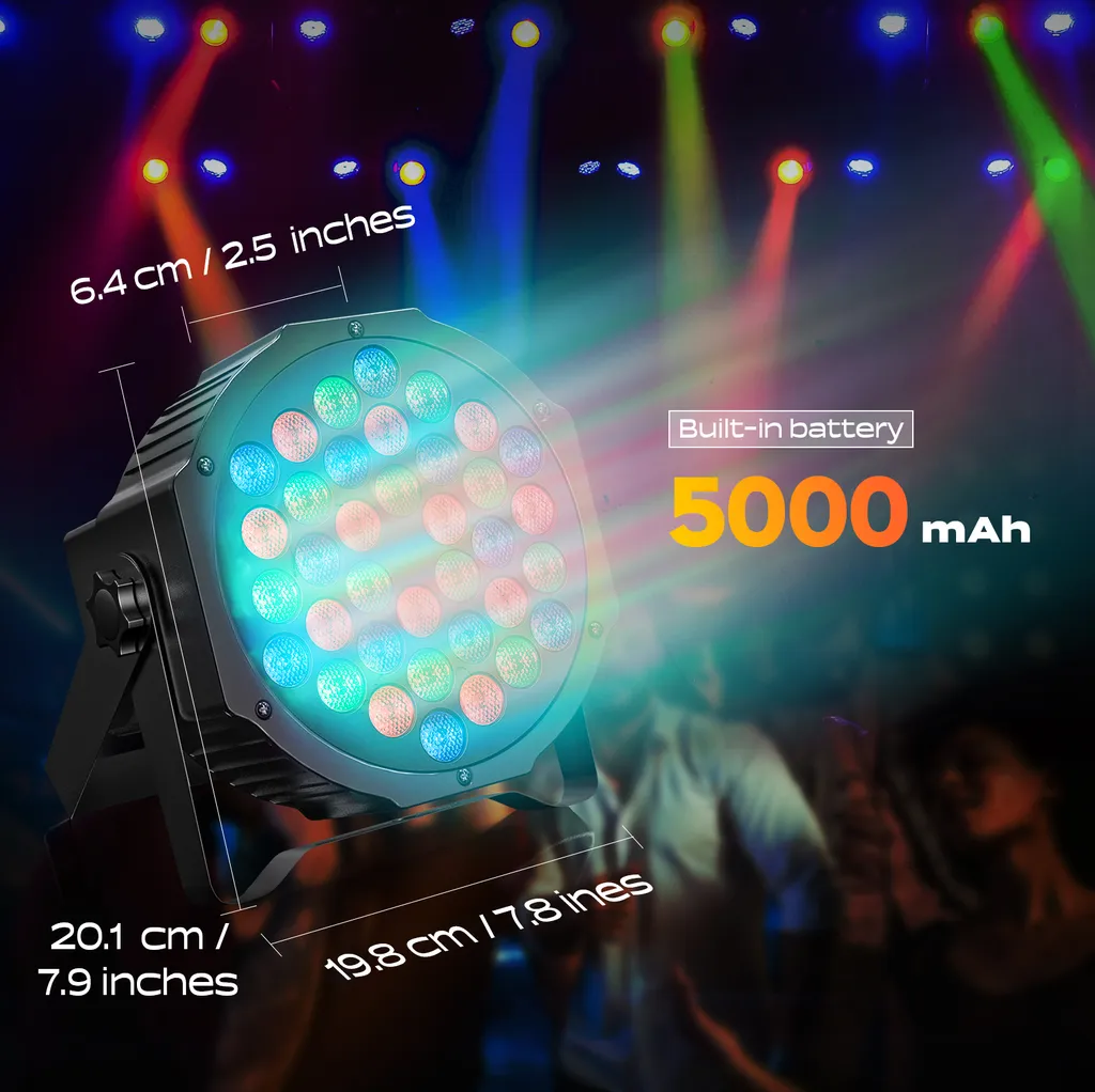 Projecteur de scène LED RGB 16W solution éclairage pour petite scène