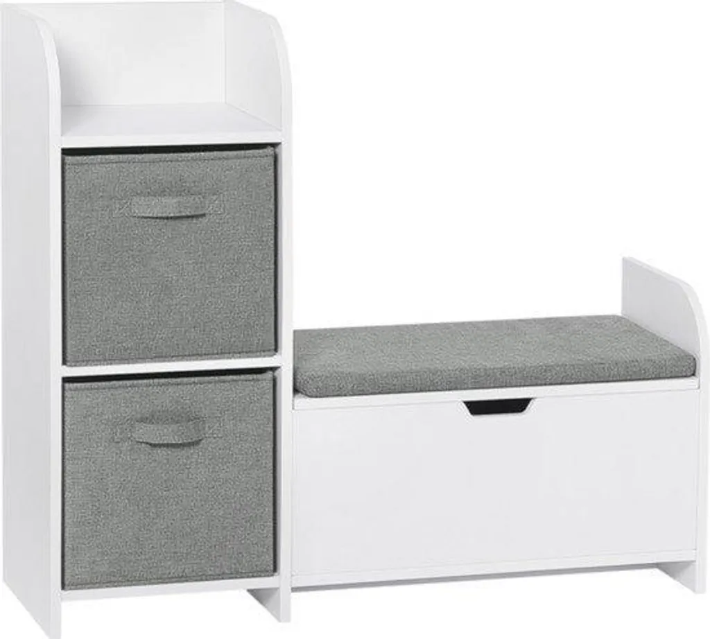 Organisateur de chambre enfant blanc avec placard de rangement 93 cm