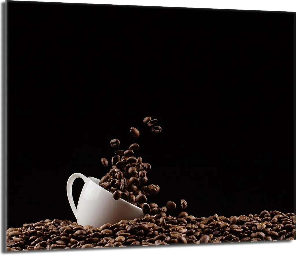 Piastra di copertura del piano cottura 60x52 Piastra di copertura del piano cottura in ceramica alzatina in vetro tagliere decorativo, nero caffè