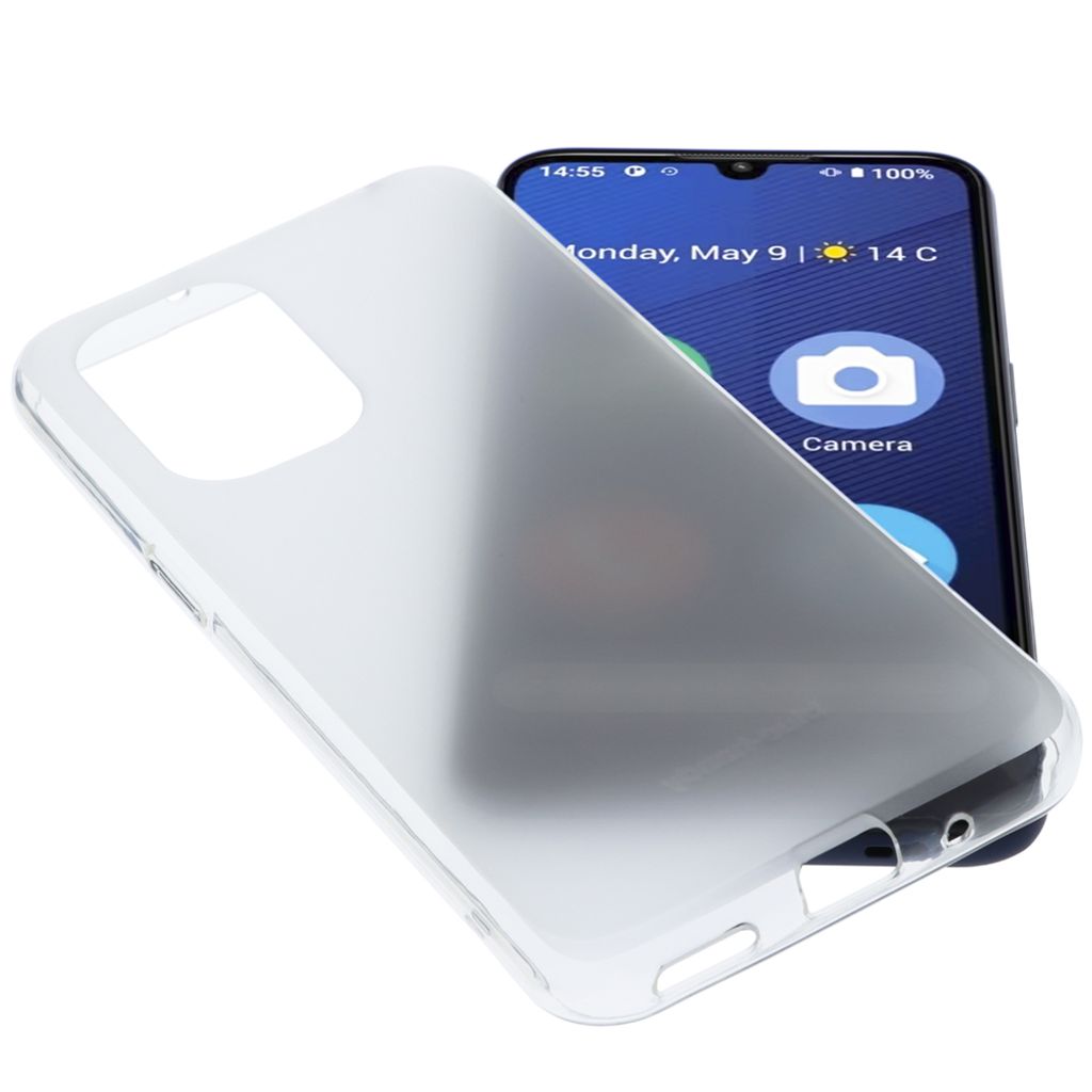 foto-kontor Hülle kompatibel mit Doro 8200 / 8210 Schutzhülle transparent Tasche Gummi TPU Handy Schutz Handytasche Handyhülle Smartphone Case K...