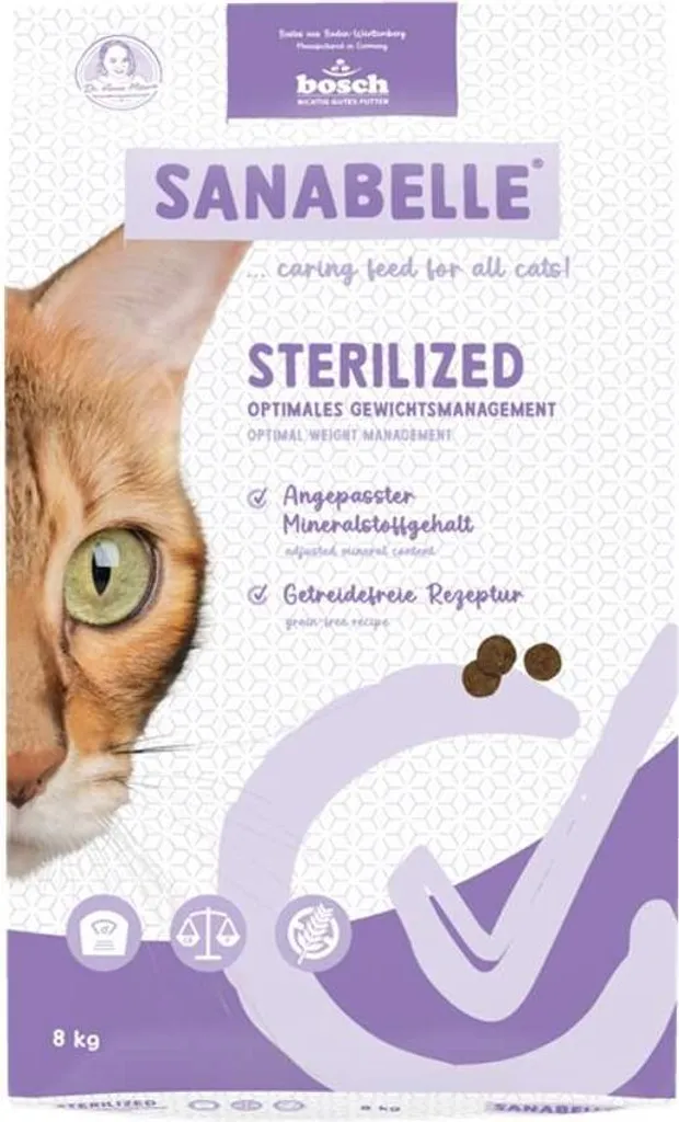 Sanabelle Sterilized 8kg pour chat : prévenir la prise de poids chat