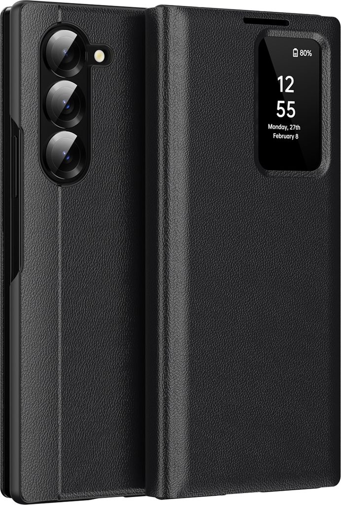 Kožené flipové pouzdro pro Samsung Galaxy Z Fold 6, obal s Obrázek produktu 