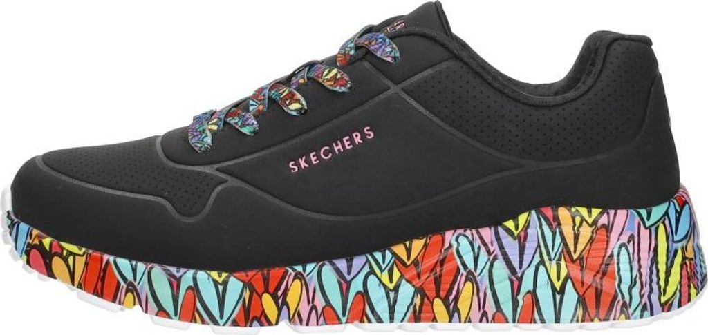 Skechers Uno Lite - Subtle Love  Sneakers Laag - Zwart - Produktbild 