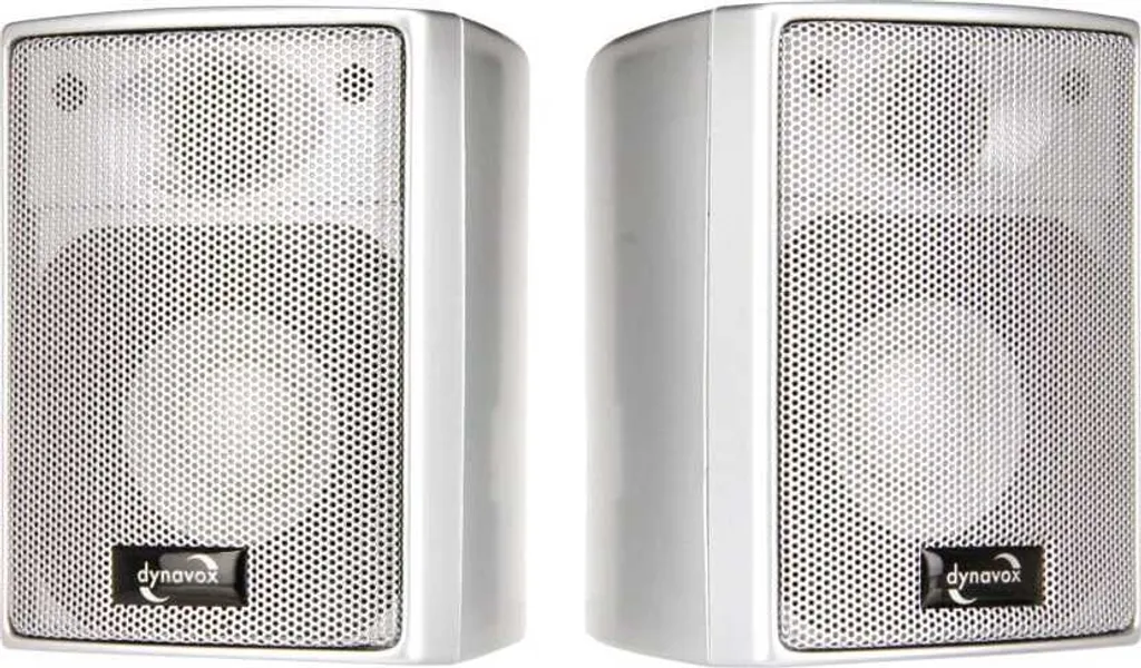 Enceintes Satellites Dynavox AS-301 Argent : Son Pur et Gain Place