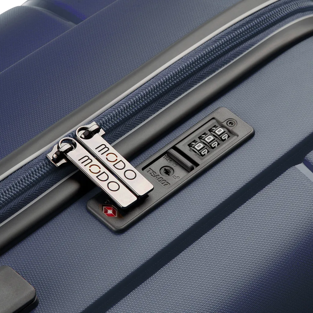 Valise Antichoc Modo Roncato Galaxy Spinner 65L Bleu TSA contre la Casse - 4
