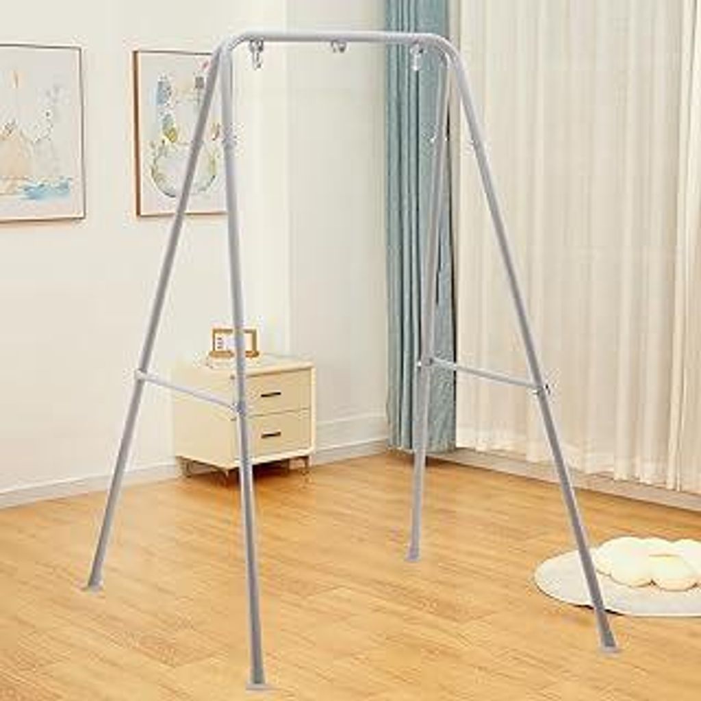 Faltbarer Hängesessel Gestell, Tragbarer Gestell für Hängesessel, Robustes Hängemattengestell für Indoor/Outdoor, Einfach zu Montieren (hänge...