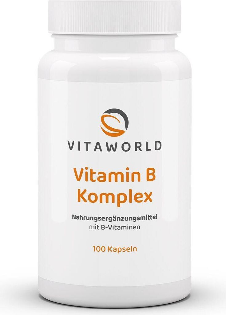 Vitaworld Vitamin B Komplex Kapseln, 100 St. Kapseln
