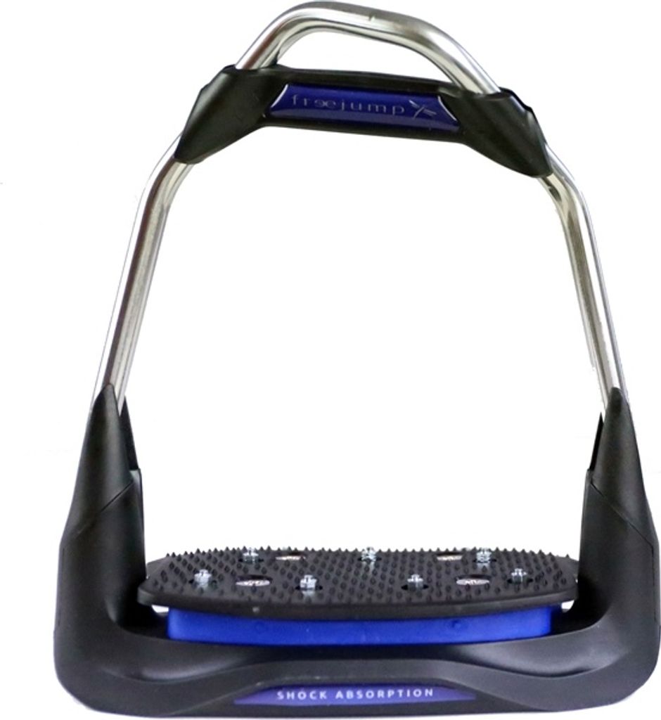 Freejump Air's Steigbügel mit 30° Neigung 10° Trittfläche