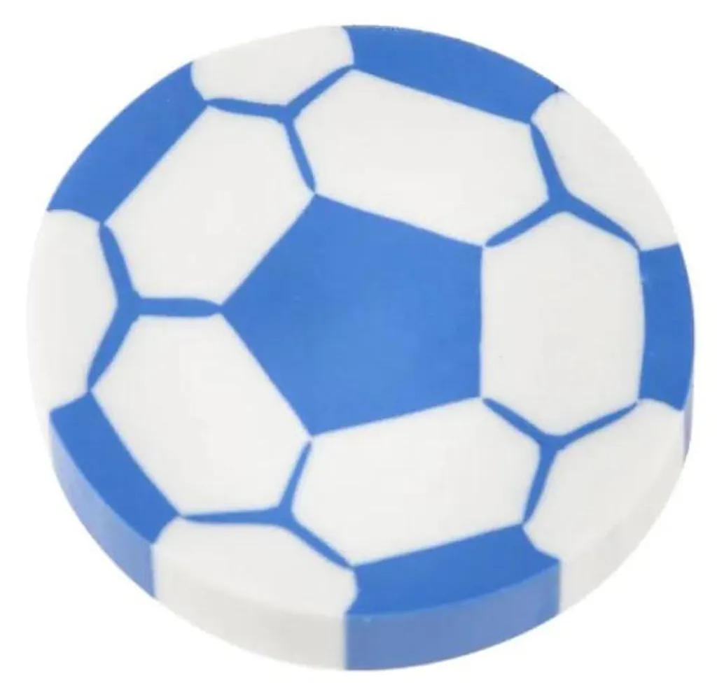 Gomme de football pour corriger les dessins et devoirs avec précision