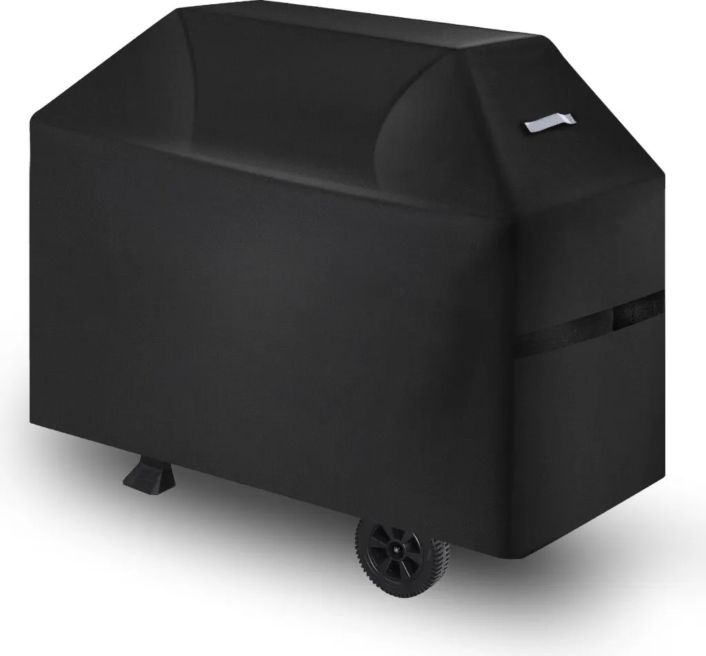 Couverture de Barbecue 1321mm Cover Outdoor Étanche en Tissu Oxford Noir
