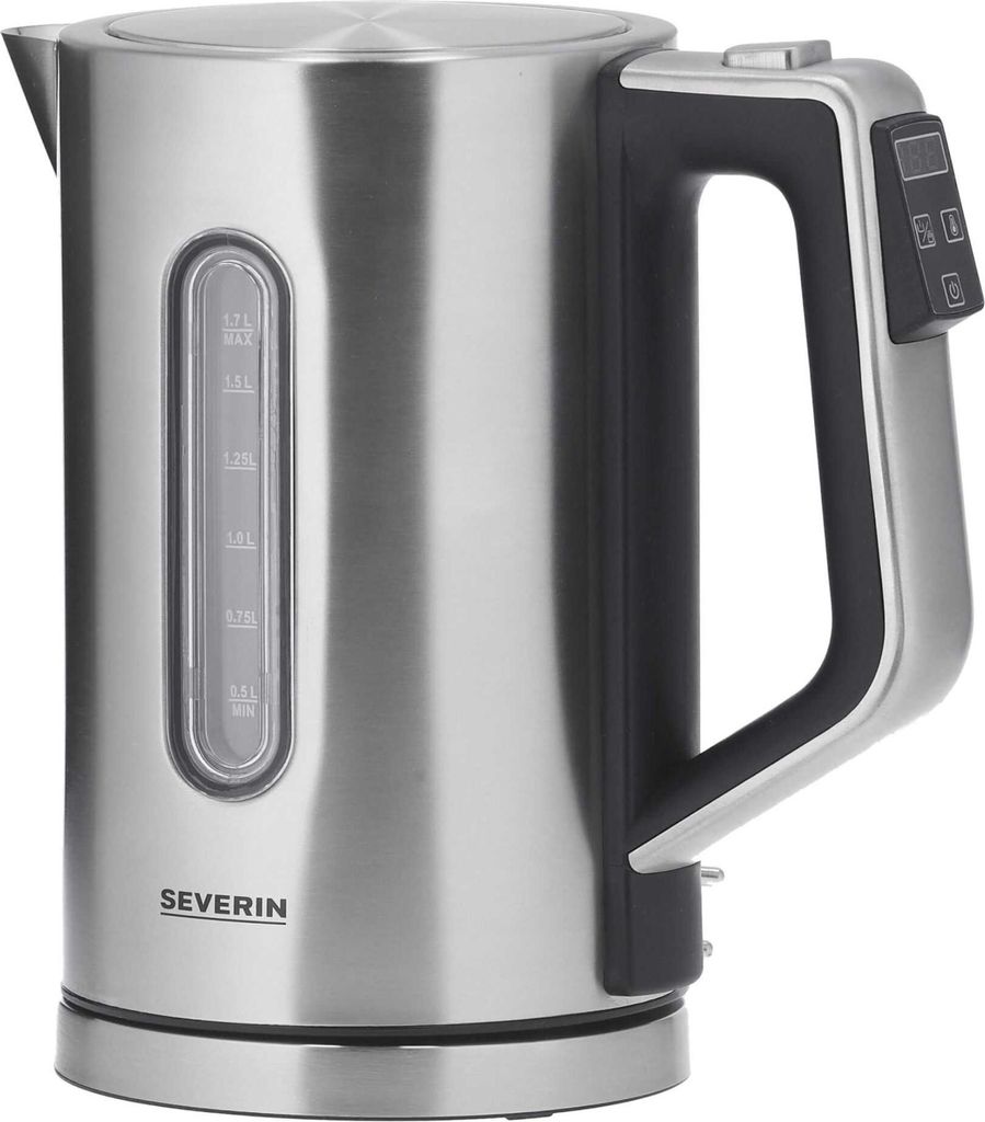 Severin 3418000, 1,7 l, 3000 W, Czarny, Stal nierdzewna, Zdjęcie produktu 