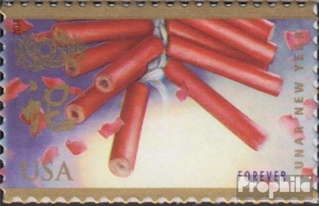 Briefmarken USA 2013 Mi 4918BA (kompl.Ausg.) postfrisch Jahr der Schlange