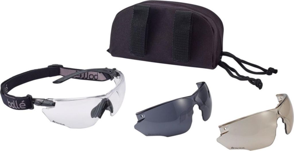 Tact.brille Bollé® ′Combat′ Schwarz Produktbild 