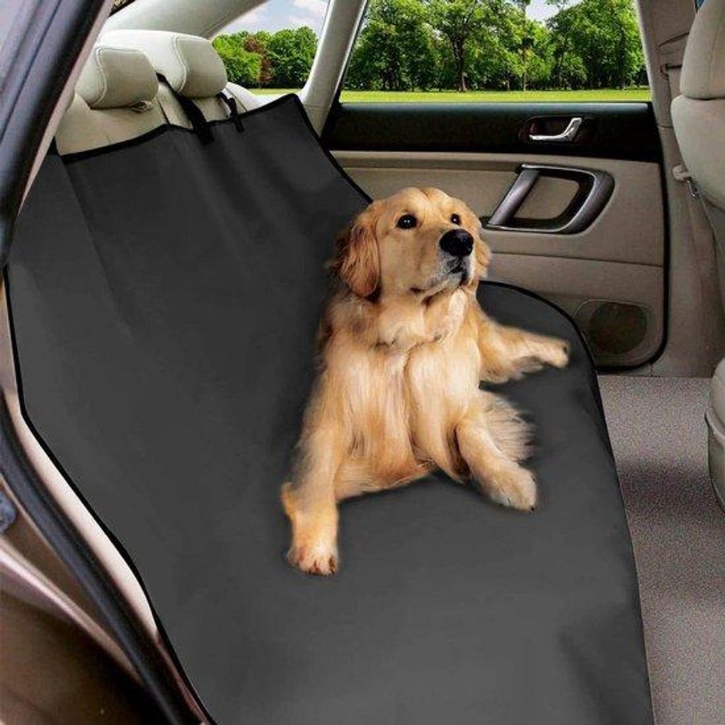 Autostoelhoes für Hunde | Car Boot Liner | Antislip Wasserdicht | Waschbar | Schwarz | Tierbeschutzung