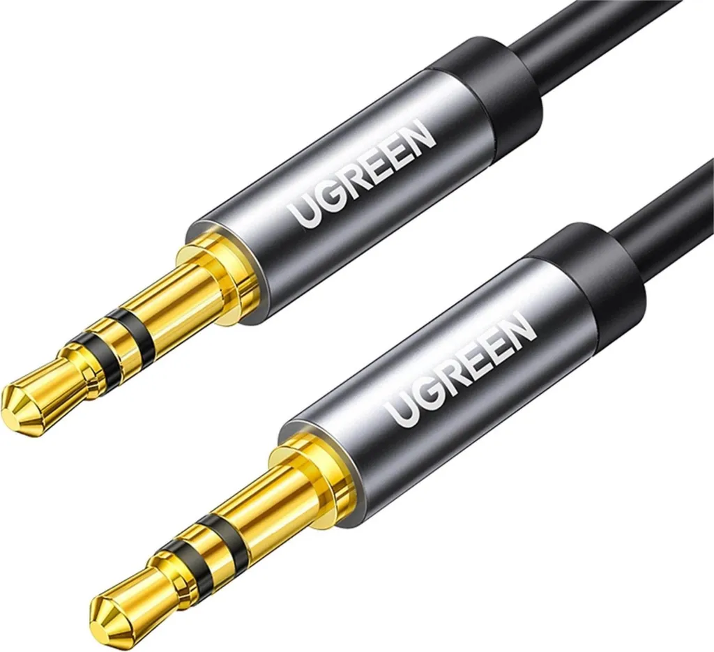 Cavo Aux 3m Ugreen AV119 - Jack Audio 3.5mm Maschio Maschio Nero