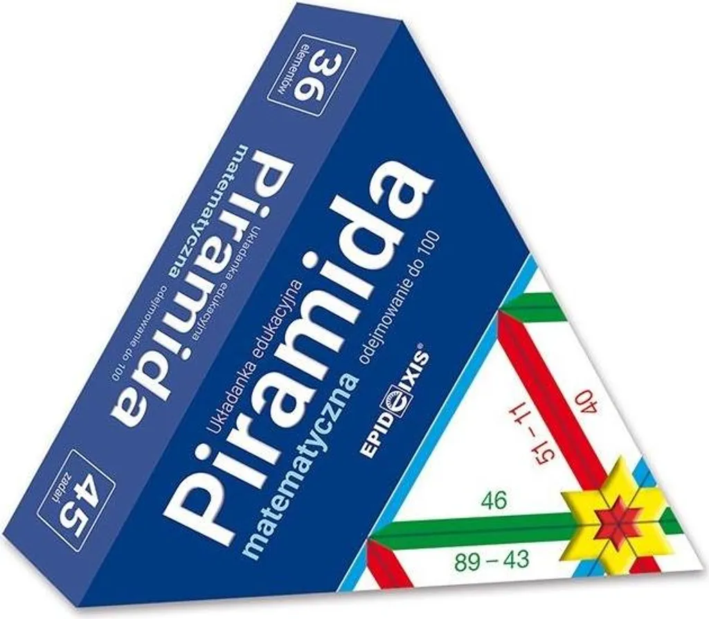Jeu éducatif Piramida matematyczna M3 pour l'éveil aux mathématiques