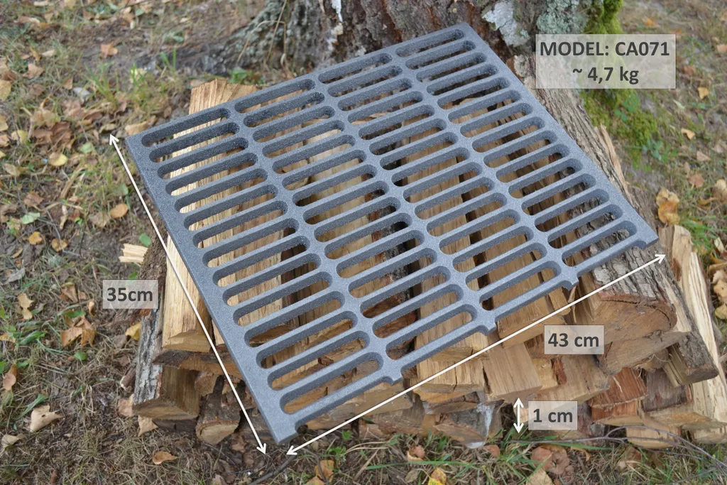 Remplacez votre Grille de Four Usée par ce Modèle en Fonte 43x35 cm
