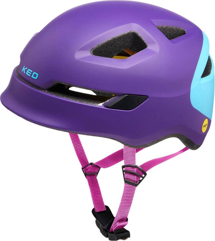 KED Pop II Kinder Fahrradhelm mit LED Rücklicht – Produktbild 