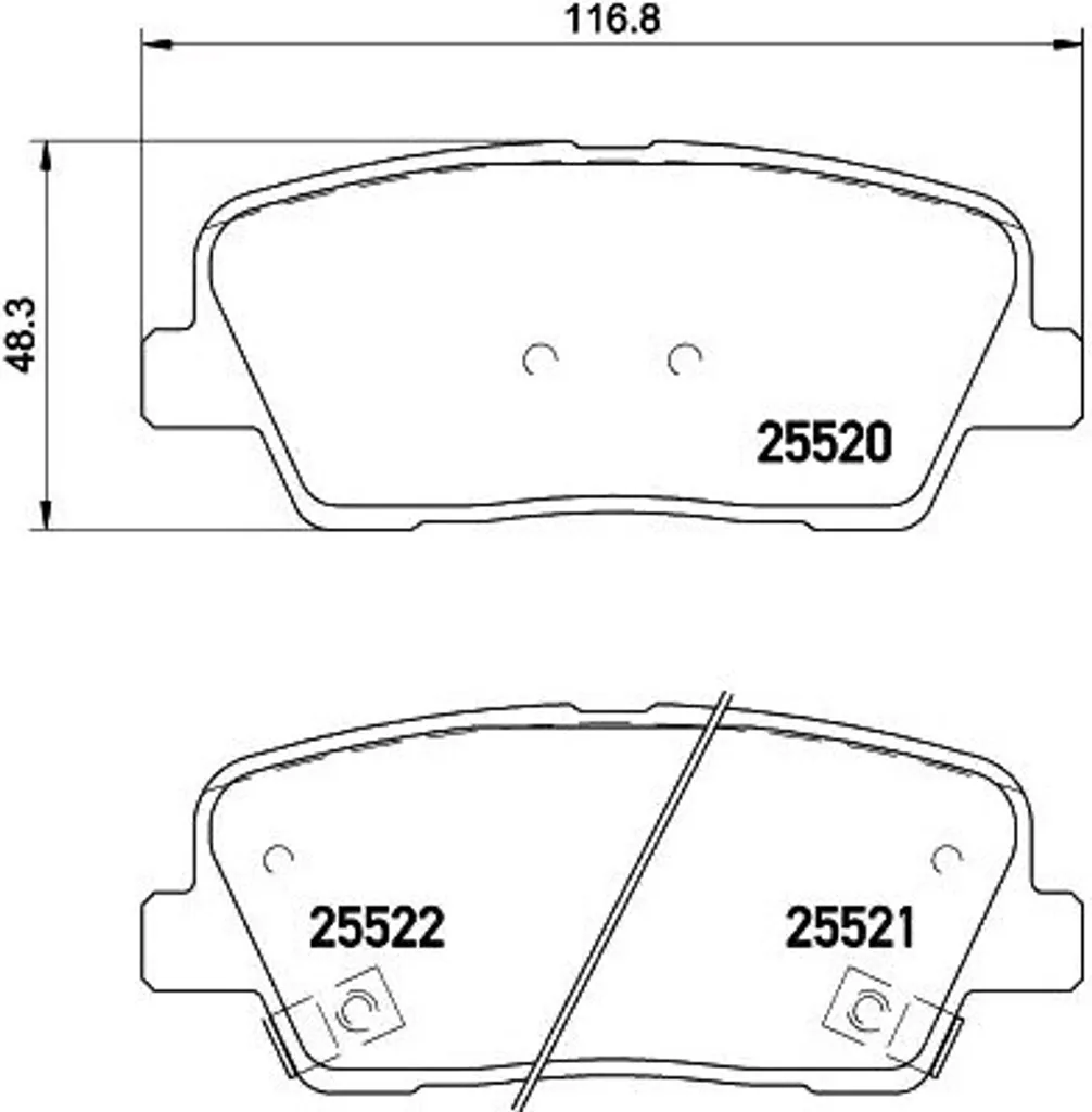 Plaquettes de Frein Brembo P 30 081 pour Sécuriser votre Santa Fe III DM