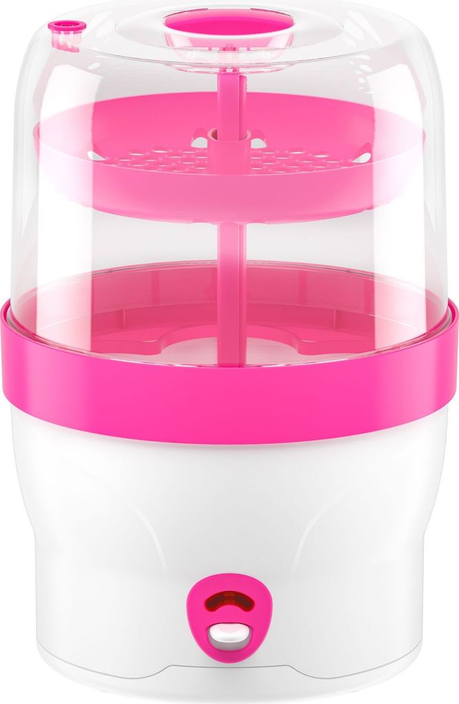 Babyruf BS 29 Babyflaschen-Sterilisator für 6 Flaschen pink Produktbild 