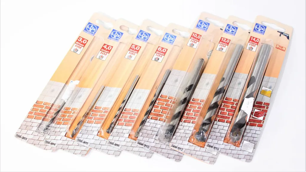 Forets anti-casse pour carrelage et béton kit 7 pièces ø3 à 14 mm