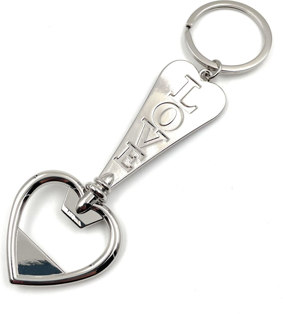 Onwomania Coeur Décapsuleur Porte-clés métal porte-bonheur Image du produit 
