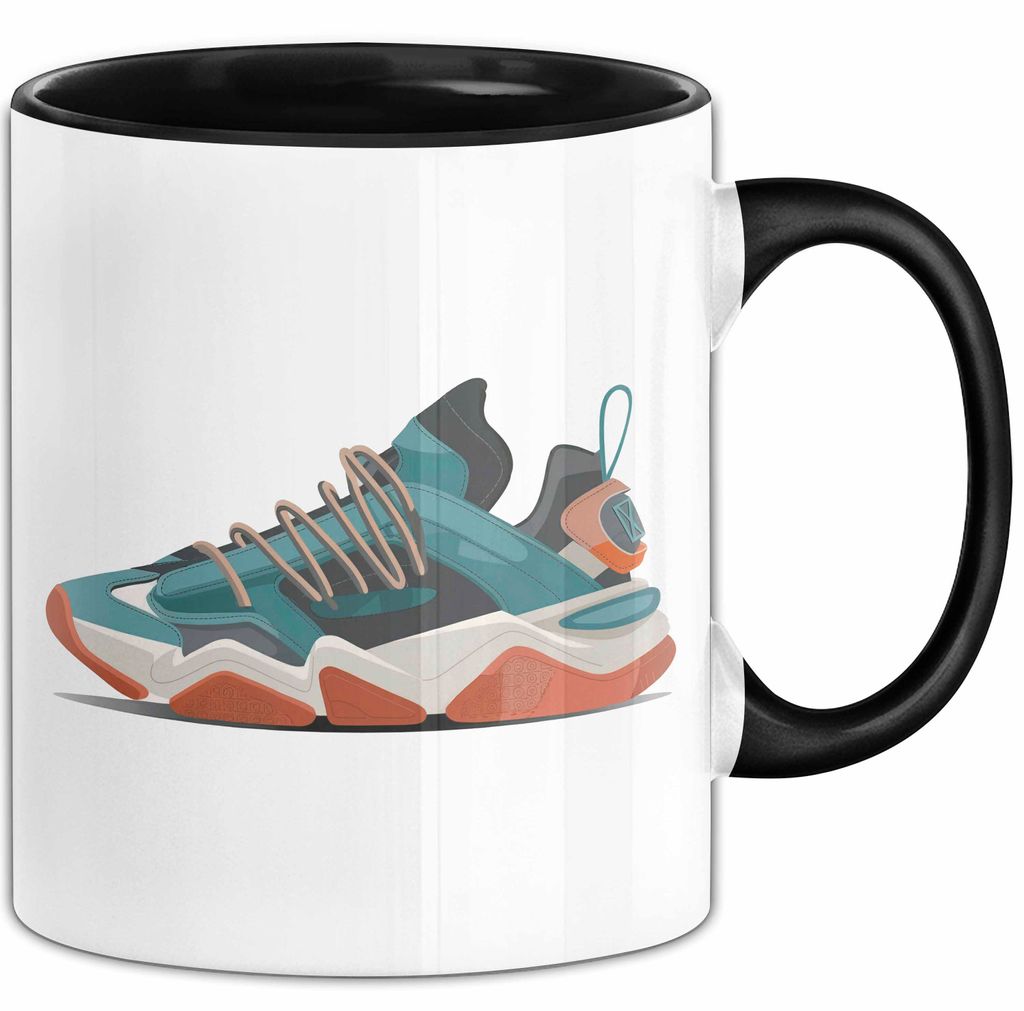 Sneakerhead Tasse Geschenkidee für Schuhsammler (Schwarz)