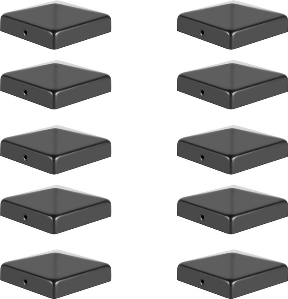 10x Pfostenkappe Pyramide Abdeckkappe Pfostenkappe für Produktbild 