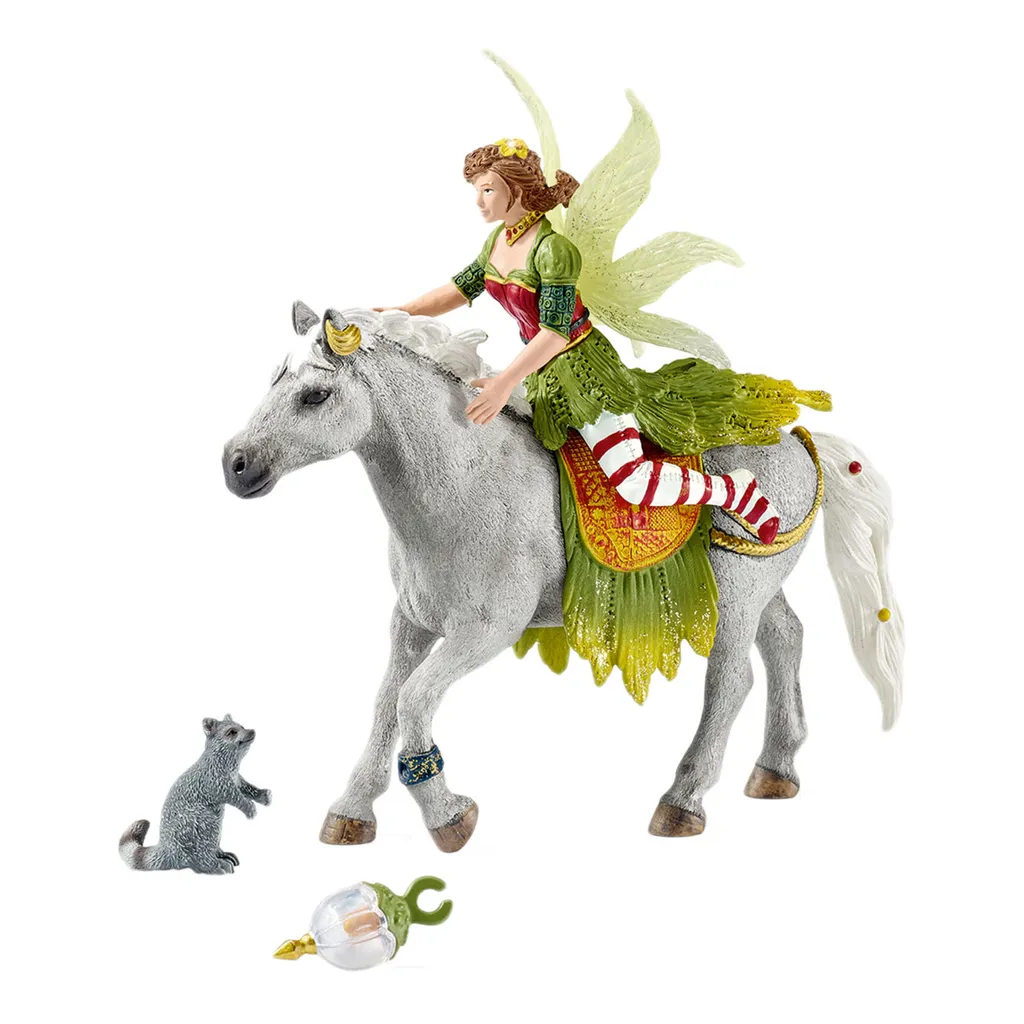 Figurine de collection Marween avec son cheval elfe Schleich 70517 - 7