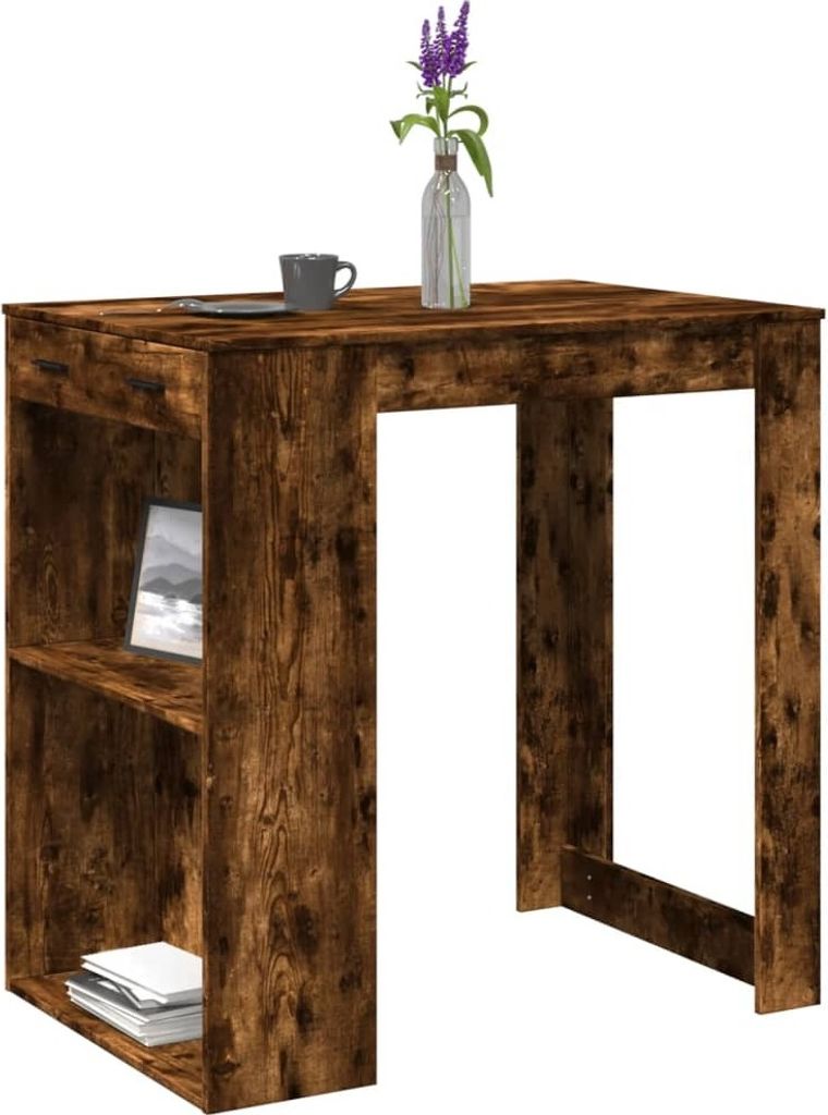 "2026 Promotion" Bartisch Räuchereiche 102x70x103,5 cm Holzwerkstoff - Esstische CC16732