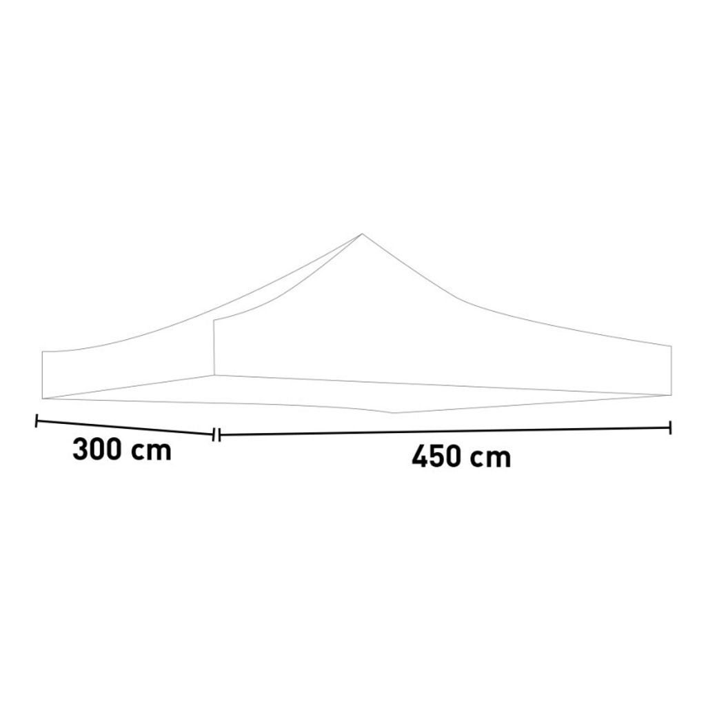 Ersatzdach faltbarer Pavillon 3x4,5 wasserdichte Überdachung