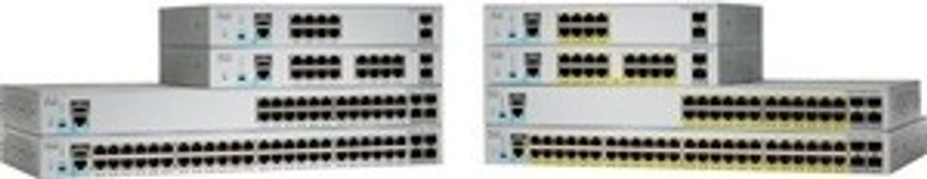 Cisco WS-C2960L-8TS-LL, Managed, L2, Gigabit Ethernet (10/100/1000), Vollduplex, Rack-Einbau, 1U