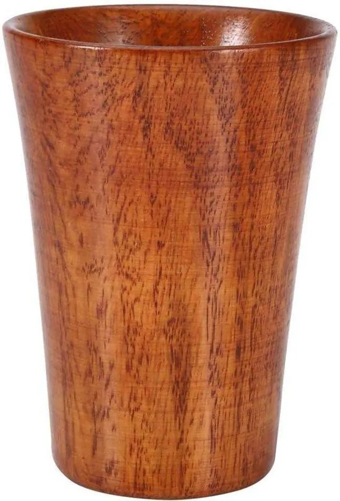 Tasse en bois de jujubier sculptée main, récipient écologique 300ml