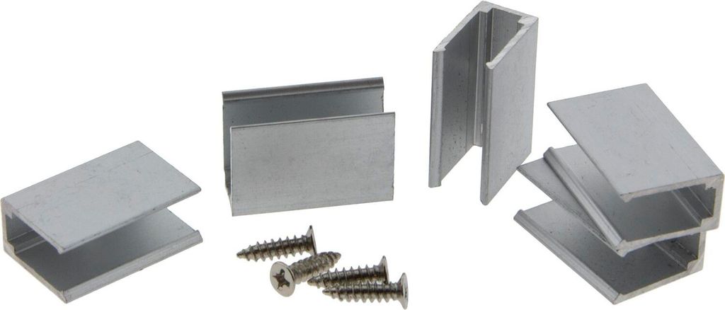 SIRO Montageklammer zu LED-Band SL-Flexline Aluminium Set zu 10 Stk.