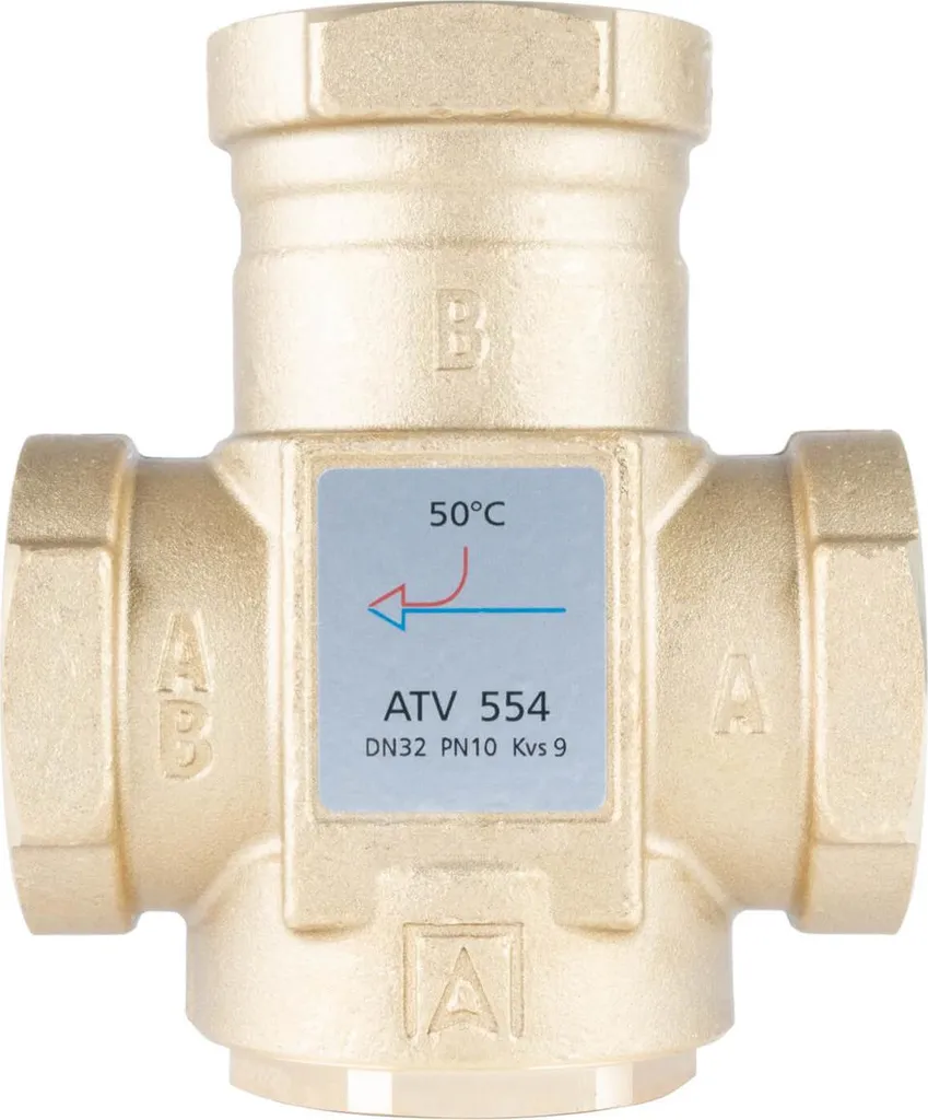 Protection chaudière soupape thermique ATV 554 50°C DN32 Rp1 1/4 pouce