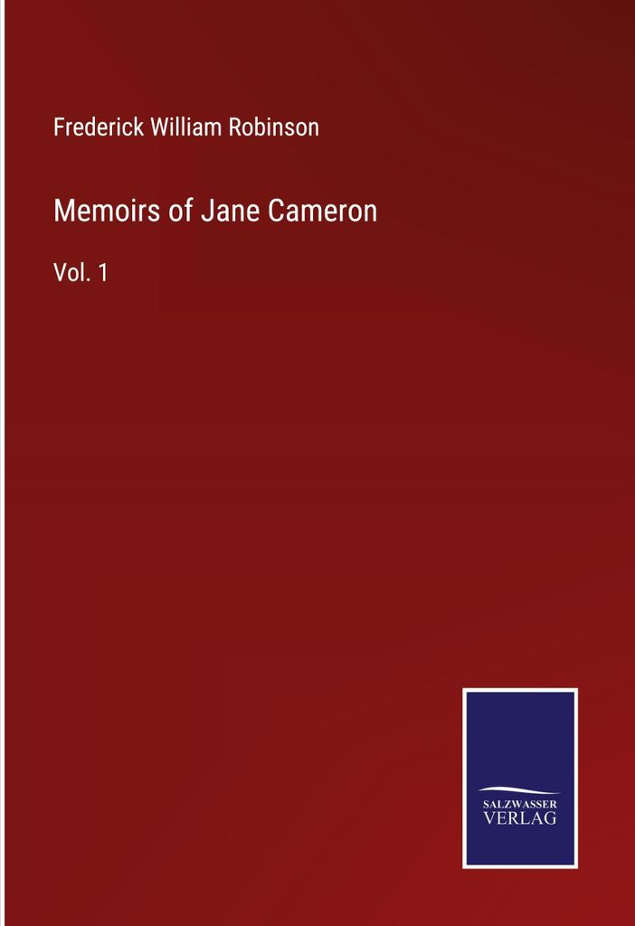 Memoirs of Jane Cameron