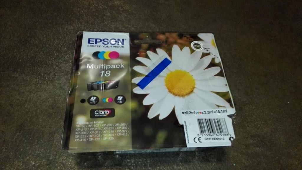 Epson Daisy 18 Gänseblume Claria Home Multipack 4 Farben Produktbild 
