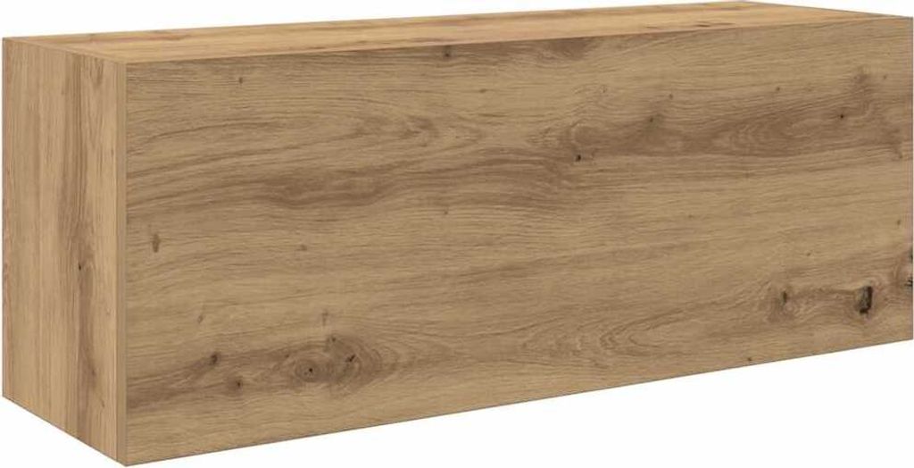 vidaXL Armadio a muro per bagno Artisan oak 80x25x30 cm Immagine del prodotto 