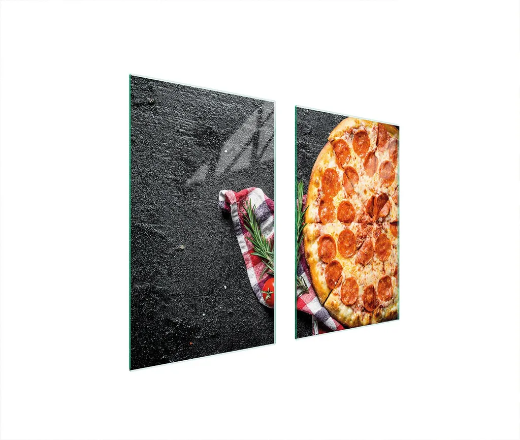 Piastre coprifornelli 2 pezzi 75x52 coprifornelli in ceramica tagliere in vetro ardesia pizza