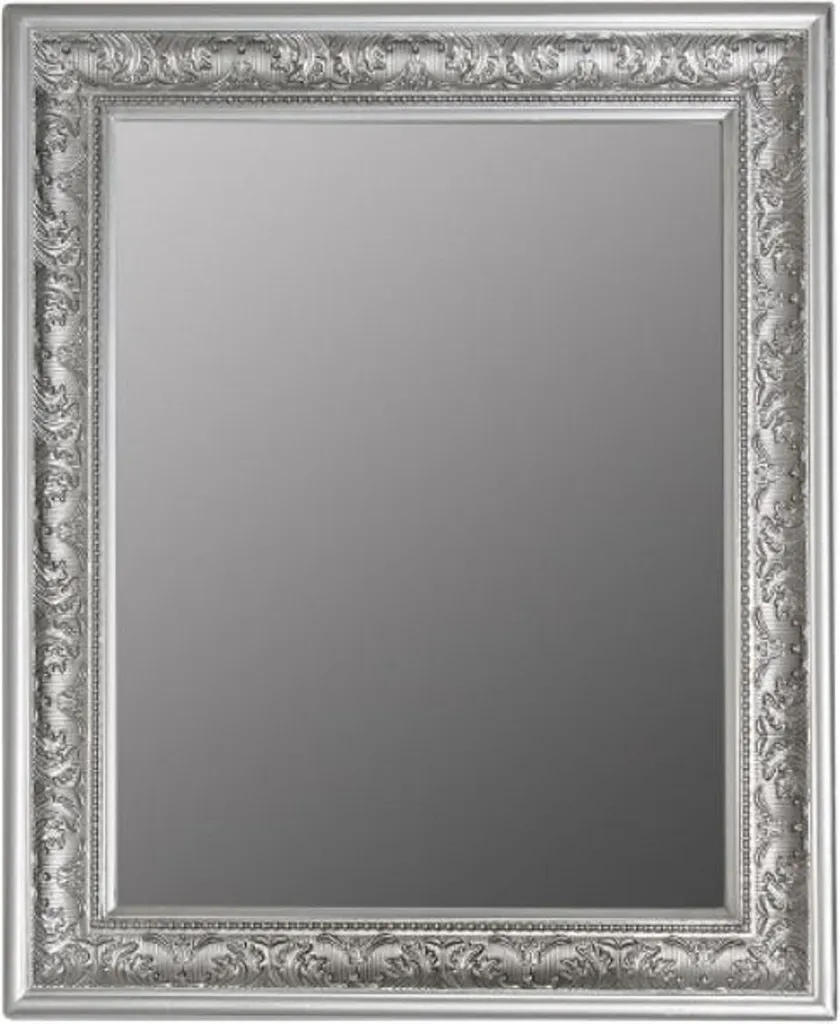 Miroir mural baroque Casa Padrino argenté 52 x 62 cm fait main luxe