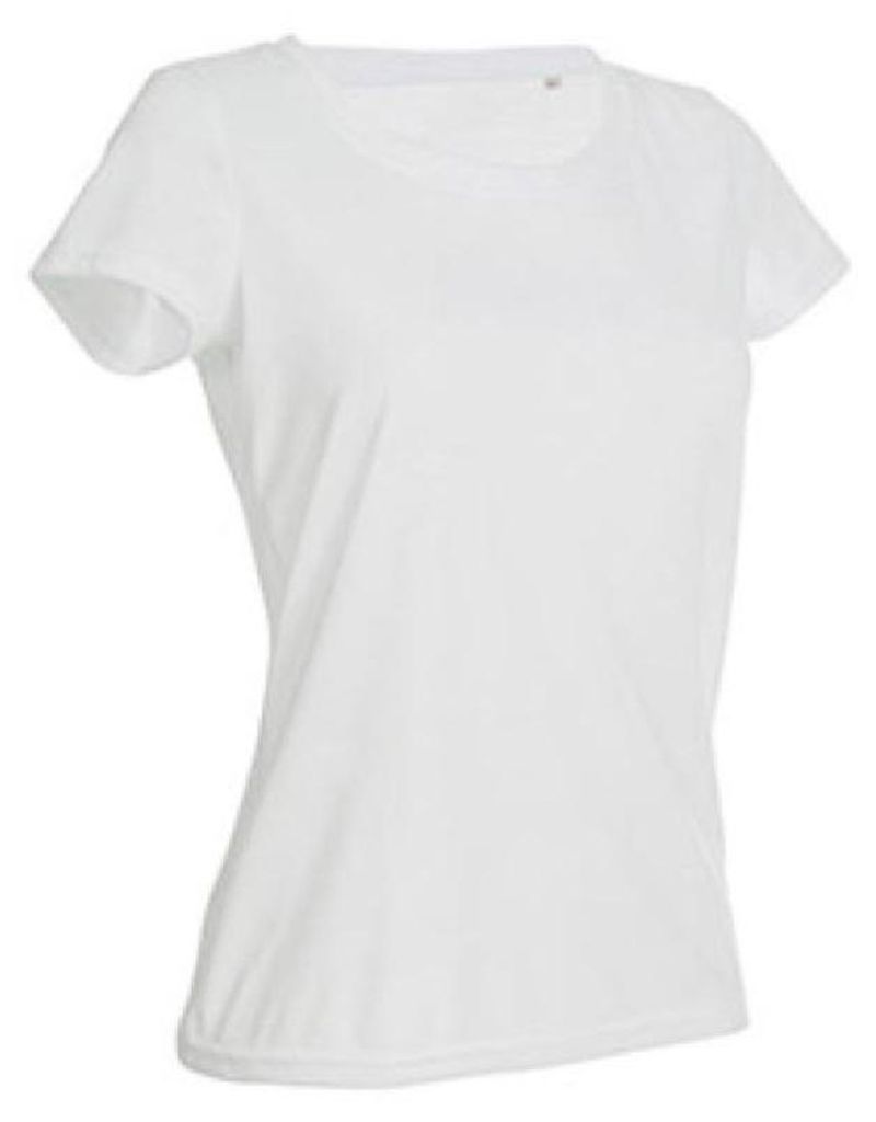 Stedman Damen T-Shirt Active Baumwolle Touch LT845 (L) (Weiß)