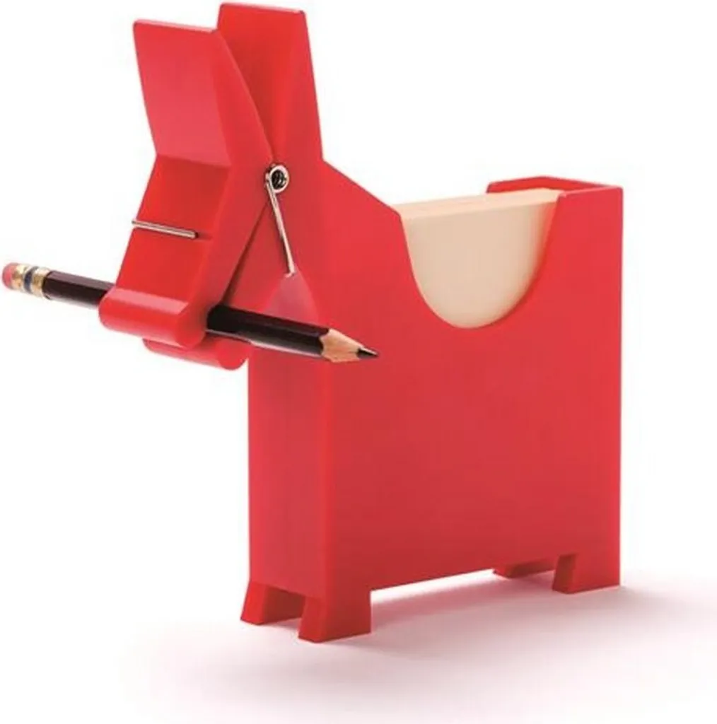 Support de Notes Design en Forme d'Âne Blanc pour Organisation de Bureau - 6