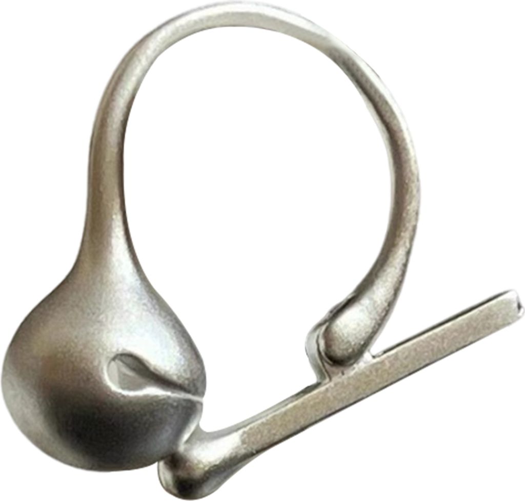 Klopferring aus Holz, polierte Legierung, verstellbare Größe, Achtsamkeits-Stressabbau, Zappel-Sensorikring, Tempelblock, Zappelring, Meditations...