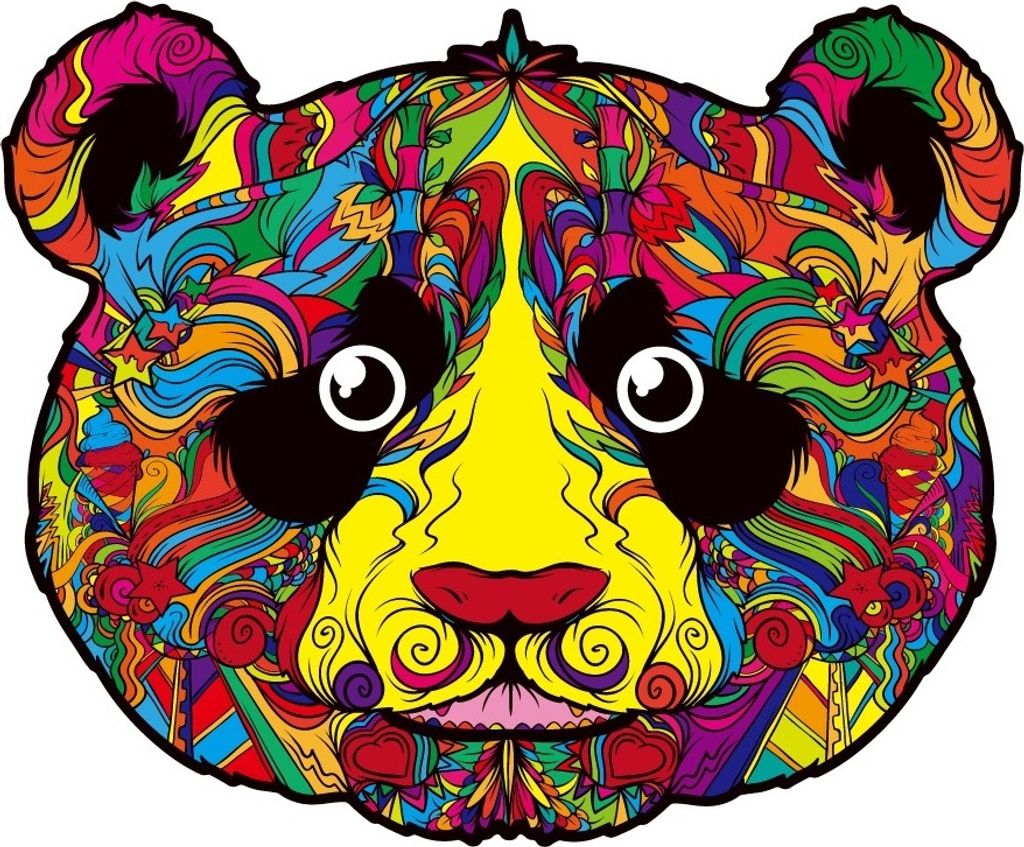 Holzpuzzle Panda Bear/M - Kreativität und Spaß KP21976