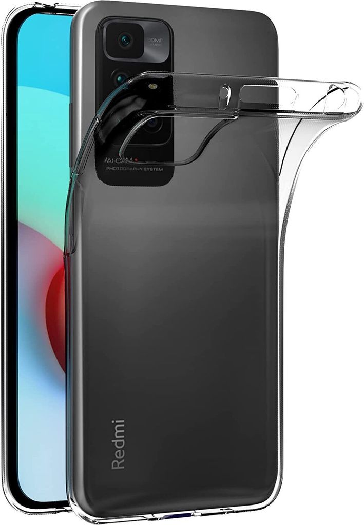 Redmi 10 Hülle, Ultra Dünn Crystal Transparent Soft TPU Case Schutzhülle für Xiaomi Redmi 10 4G