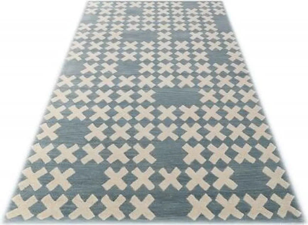 Couverture Lestée Thérapeutique 122x183 cm Système Bleu Clair Haute Qualité