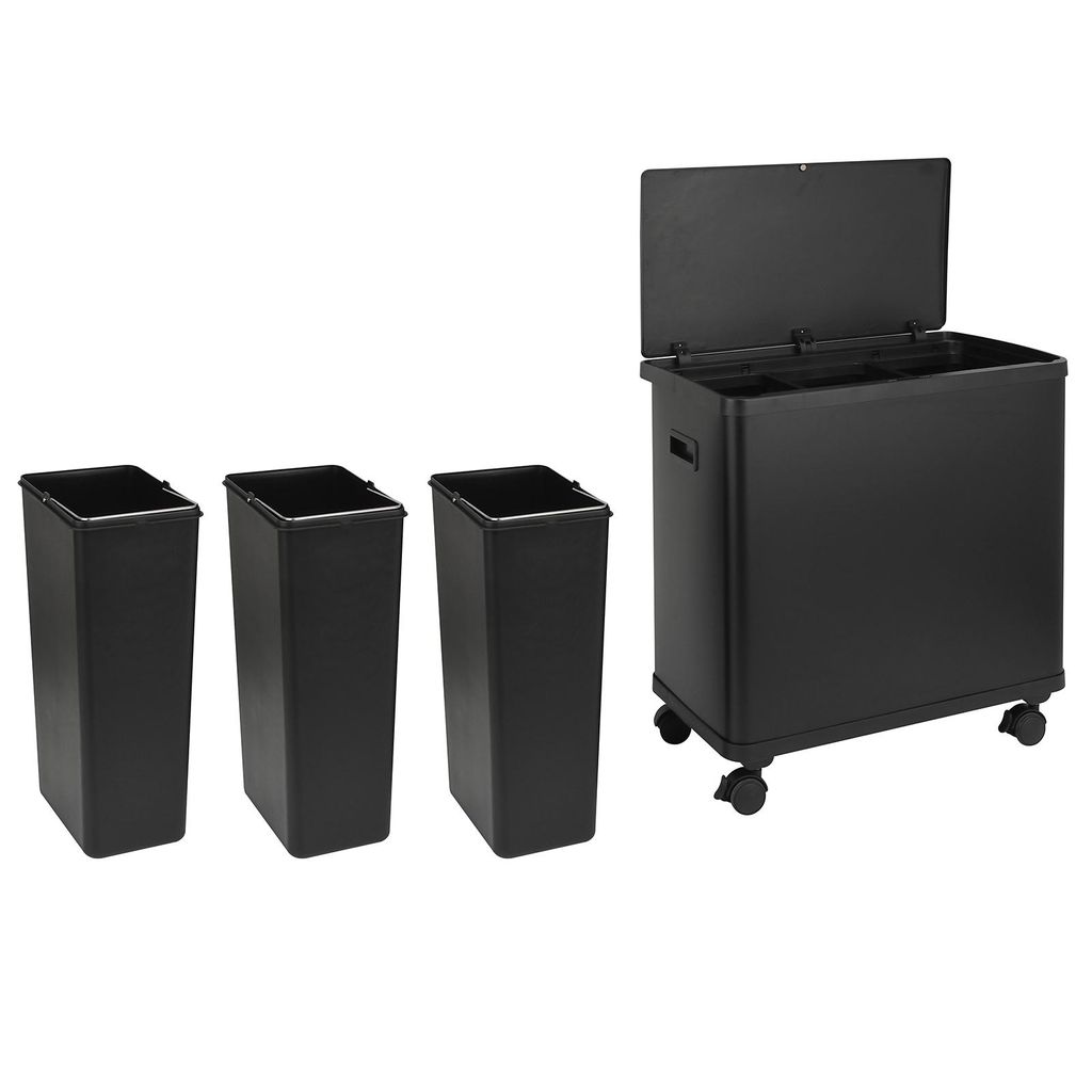 SVITA SR3X18 54L Sensor-Mülleimer 3 Fächer Mülltrennsystem Produktbild 