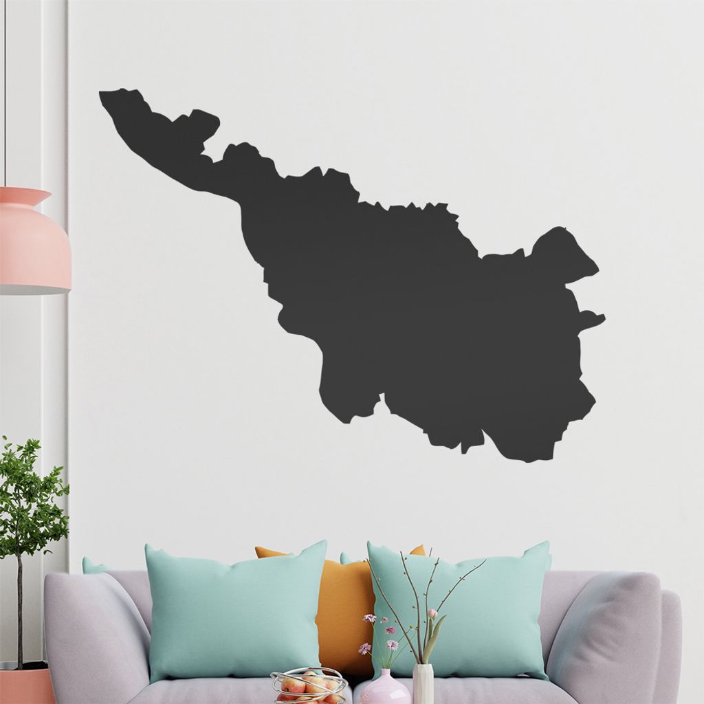 KIWISTAR Bundesland Bremen - Bremerhaven Wandtattoo in 6 Größen - Wandaufkleber Wall Sticker - Dekoration, Küche, Wohnzimmer, Schlafzimmer, Bade...