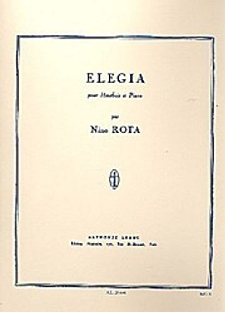 Elegia :pour hautbois et piano